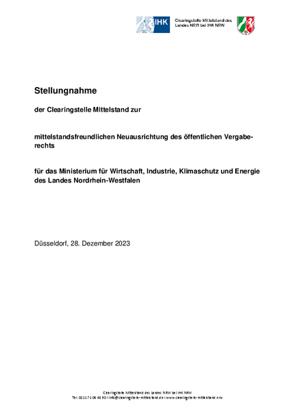 Mittelstandsfreundliche Neuausrichtung des öffentlichen Vergaberechts, Neuausrichtung_Vergaberecht.pdf, 352 KB